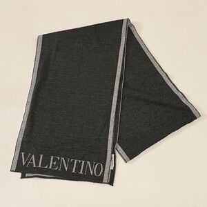 Valentino Charcoal and Light Gray Wrap